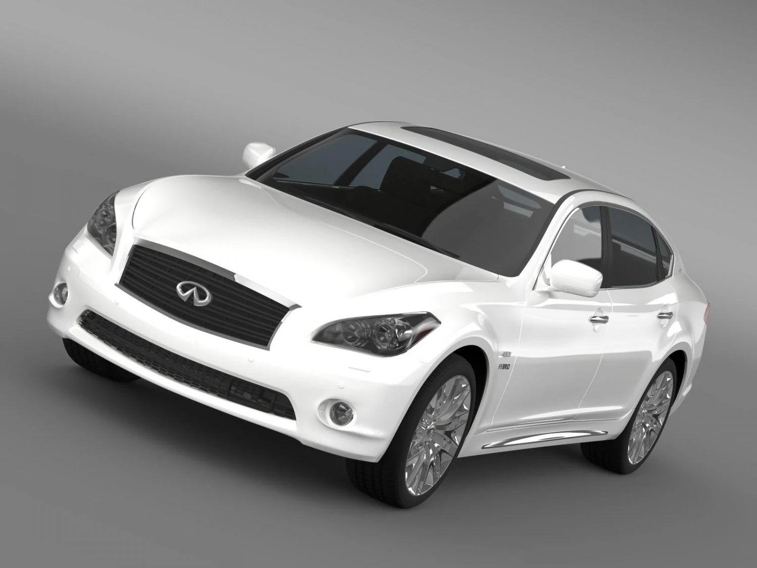 infiniti m35hl y51 2013 3D Model .c4d .max .obj .3ds .fbx .stl .blend 
