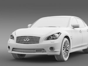 infiniti m35hl y51 2013 Modelo 3D