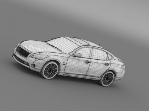 infiniti m35hl y51 2013 Modelo 3D