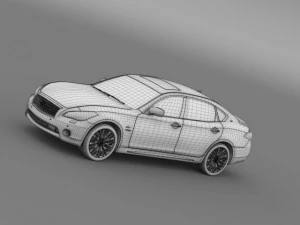 infiniti m35hl y51 2013 3D Model