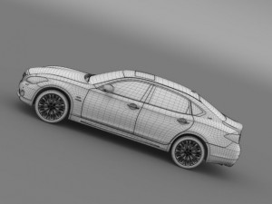 infiniti m35hl y51 2013 Modelo 3D