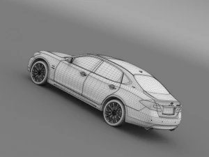 infiniti m35hl y51 2013 3D Model