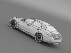 mitsubishi dignity bhgy51 3D Модель