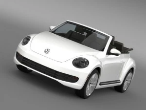 vw kumbang tdi cabrio 2014 Model 3D