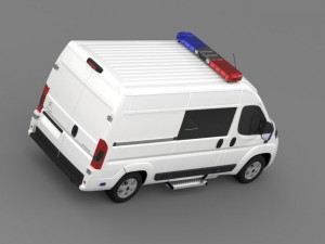 citroen relay police 2015 3D Модель