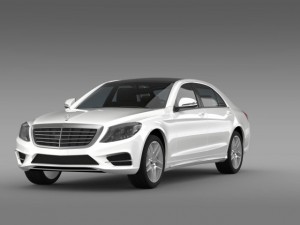 amg mercedes benz s 500 w222 2013 3Dモデル