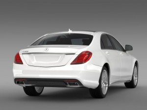 amg mercedes benz s 500 w222 2013 3Dモデル