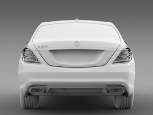 amg mercedes benz s 500 w222 2013 3Dモデル