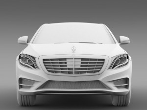 amg mercedes benz s 500 w222 2013 3Dモデル