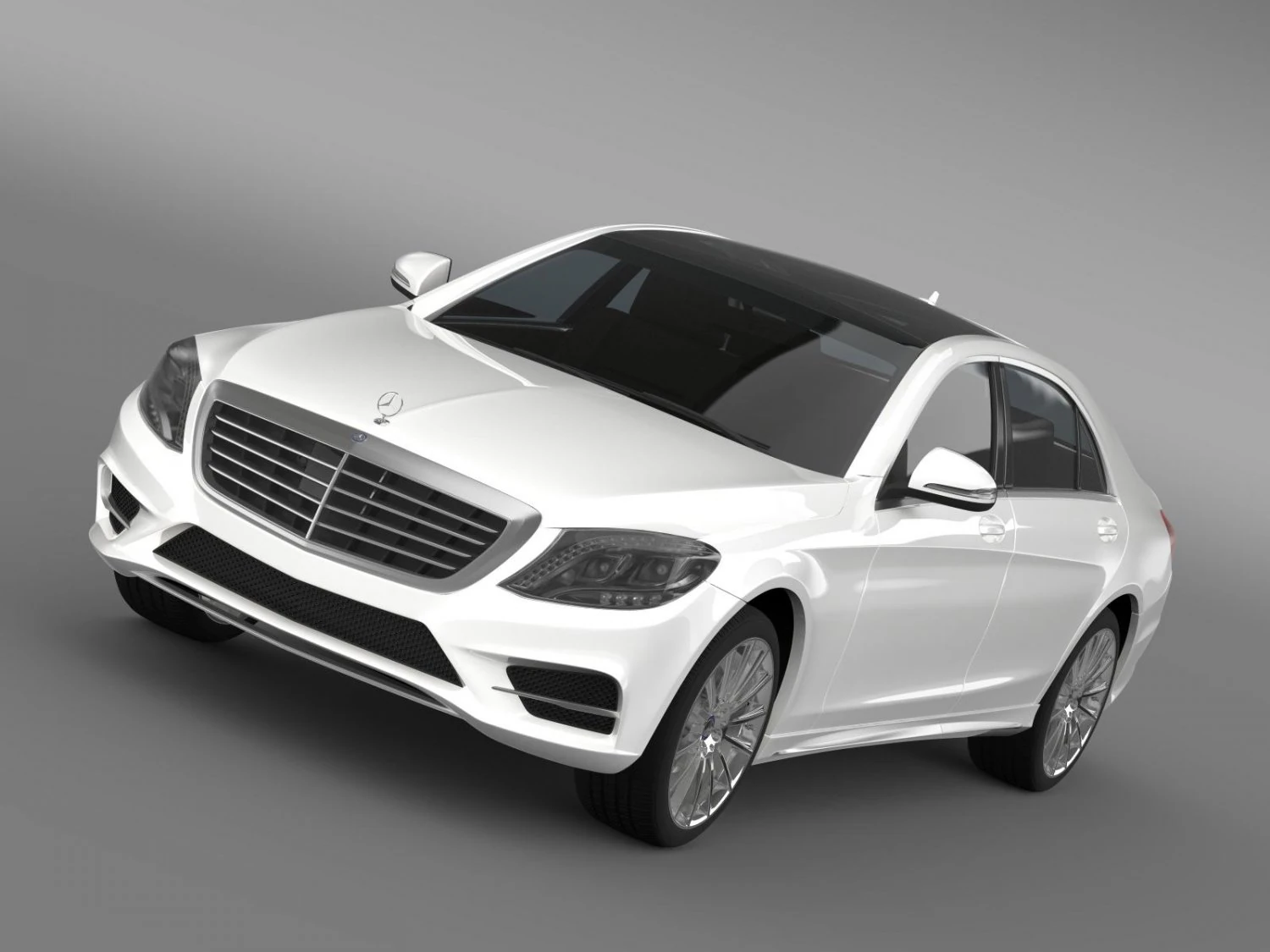 amg mercedes benz s 500 plug in hybrid w222 2014 р.в 3D Модель .c4d .max .obj .3ds .fbx .stl .blend 