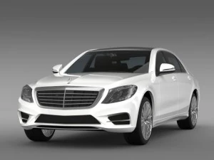 amg mercedes benz s 500 plug in hybrid w222 2014 р.в 3D Модель