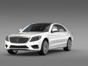 amg mercedes benz s 500 plug in hybrid w222 2014 3D Model