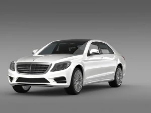 amg mercedes benz s 500 plug in hybrid w222 2014 р.в 3D Модель