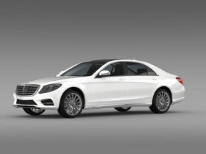 amg mercedes benz s 500 plug in hybrid w222 2014 3D Model