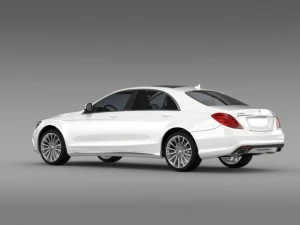 amg mercedes benz s 500 plug in hybrid w222 2014 р.в 3D Модель
