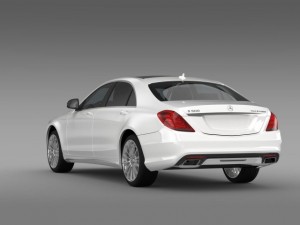 amg mercedes benz s 500 plug in hybrid w222 2014 3D Model