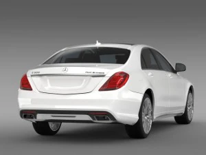 amg mercedes benz s 500 plug in hybrid w222 2014 р.в 3D Модель