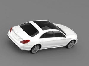 amg mercedes benz s 500 plug in hybrid w222 2014 р.в 3D Модель