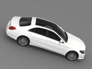 amg mercedes benz s 500 plug in hybrid w222 2014 р.в 3D Модель