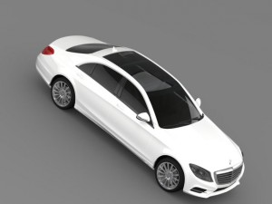 amg mercedes benz s 500 plug in hybrid w222 2014 3D Model