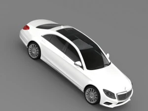 amg mercedes benz s 500 plug in hybrid w222 2014 р.в 3D Модель