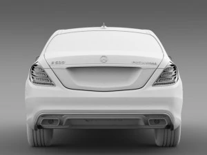 amg mercedes benz s 500 plug in hybrid w222 2014 р.в 3D Модель