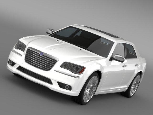 lancia thema 2014 3D-Modell .c4d .max .obj .3ds .fbx .stl .blend 