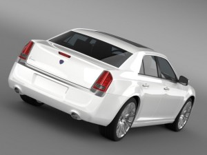 lancia thema 2014 3D-Modell