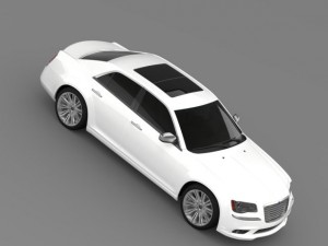 lancia thema 2014 3D-Modell