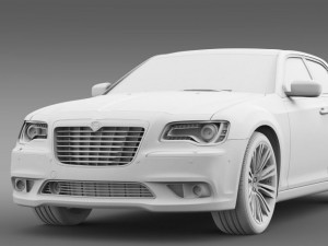 lancia thema 2014 3D-Modell