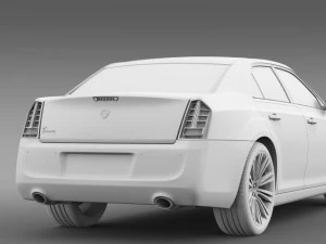 lancia thema 2014 3D Model