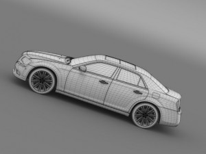 lancia thema 2014 3D-Modell