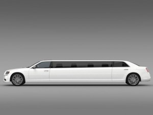 chrysler 300c 2013 limousine 3D 模型