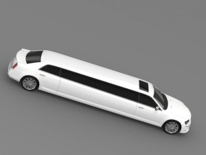 chrysler 300c 2013 limousine 3D 模型