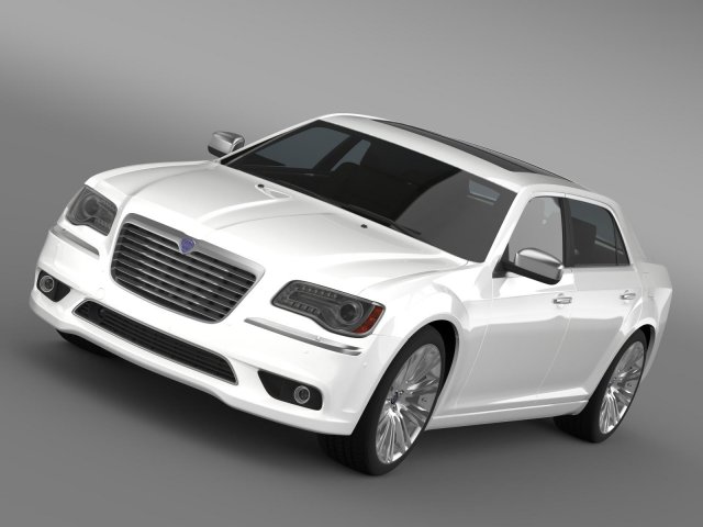 lancia thema 2014 lwb Modelo 3D .c4d .max .obj .3ds .fbx .stl .blend 