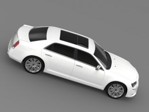 lancia thema 2014 lwb Modelo 3D