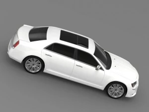 lancia thema 2014 lwb 3D Model