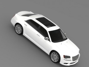 lancia thema 2014 lwb Modelo 3D