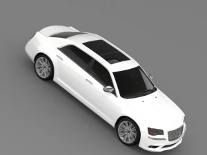 lancia thema 2014 lwb 3D Model