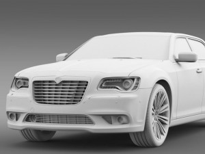 lancia thema 2014 lwb Modelo 3D