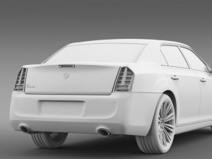 lancia thema 2014 lwb Modelo 3D