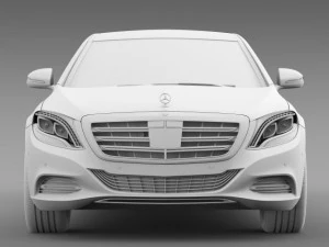 mercedes maybach pullman 2016 3D Model