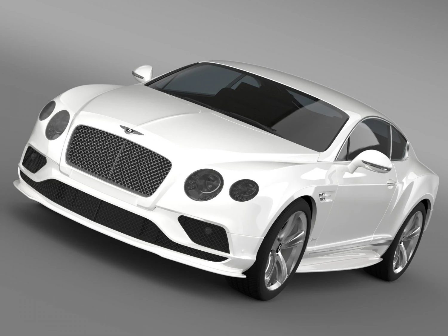 bentley continental gt speed 2015 3D Model .c4d .max .obj .3ds .fbx .stl .blend 
