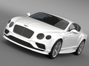 bentley continental gt speed 2015 3Dモデル