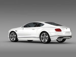 bentley continental gt speed 2015 3D Model