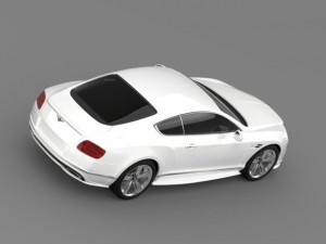 bentley continental gt speed 2015 Model 3D