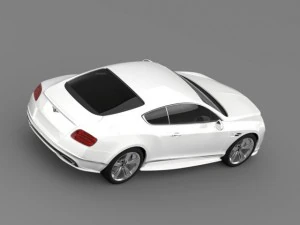 bentley continental gt speed 2015 3D Model