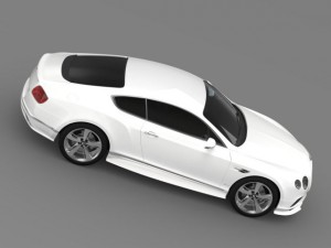 bentley continental gt speed 2015 Model 3D