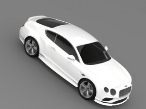 bentley continental gt speed 2015 Model 3D