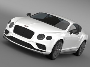 bentley continental gt v8 s 2015 3Dモデル
